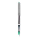 Vision Roller Ball Pen, Stick, Fine 0.7 Mm, Evergreen Ink, Gray Barrel, Dozen