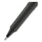 Grip Roller Ball Pen, Stick, Micro 0.5 Mm, Black Ink, Black Barrel, Dozen