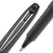 Grip Roller Ball Pen, Stick, Micro 0.5 Mm, Black Ink, Black Barrel, Dozen