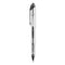 Vision Elite Roller Ball Pen, Stick, Bold 0.8 Mm, Black Ink, White/black Barrel