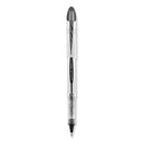 Vision Elite Roller Ball Pen, Stick, Bold 0.8 Mm, Black Ink, White/black Barrel