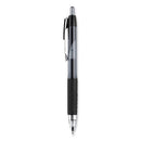 Signo 207 Gel Pen, Retractable, Micro 0.5 Mm, Black Ink, Smoke/black Barrel, Dozen