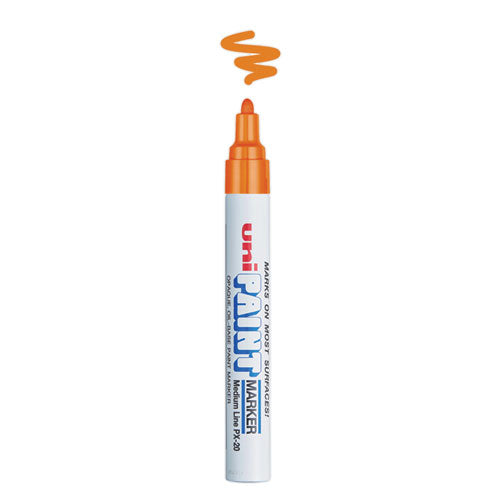 Permanent Marker, Medium Bullet Tip, Orange