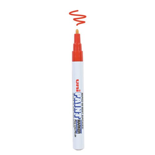 Permanent Marker, Fine Bullet Tip, Red