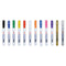 Permanent Marker, Fine Bullet Tip, Assorted Colors, 12/set