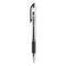 Signo Grip Gel Pen, Stick, Medium 0.7 Mm, Black Ink, Silver/black Barrel, Dozen