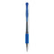 Signo Grip Gel Pen, Stick, Medium 0.7 Mm, Blue Ink, Silver/blue Barrel, Dozen