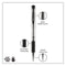 Refill For Gel Impact Gel Pens, Bold Conical Tip, Black Ink, 2/pack