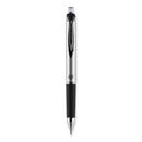 207 Impact Gel Pen, Retractable, Bold 1 Mm, Blue Ink, Black/blue Barrel