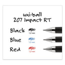 Refill For Gel 207 Impact Rt Roller Ball Pens, Bold Conical Tip, Blue Ink, 2/pack