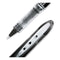 Vision Elite Roller Ball Pen, Stick, Extra-fine 0.5 Mm, Black Ink, Black Barrel