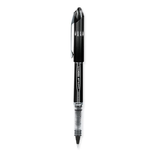 Vision Elite Roller Ball Pen, Stick, Extra-fine 0.5 Mm, Black Ink, Black Barrel