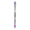 Vision Elite Roller Ball Pen, Stick, Bold 0.8 Mm, Purple Ink, White/purple Barrel