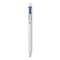 Unione Gel Pen, Retractable, Medium 0.7 Mm, Blue Ink, White Barrel, Dozen