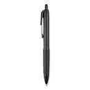 207 Plus+ Gel Pen, Retractable, Medium 0.7 Mm, Black Ink, Black Barrel, 36/pack