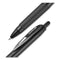 207 Plus+ Gel Pen, Retractable, Medium 0.7 Mm, Black Ink, Black Barrel, Dozen