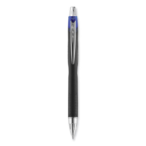 Jetstream Retractable Ballpoint Pen, Bold 1 Mm, Blue Ink, Black Barrel