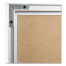 Magnetic Dry Erase Board With Aluminum Frame, 70 X 47, White Surface, Silver Frame