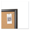 Cork Bulletin Board, 47 X 35, Natural Surface, Black Frame