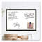 Magnetic Dry Erase Board With Mdf Frame, 23 X 17, White Surface, Black Frame