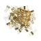 Binder Clips, Small, Gold, 72/pack