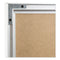 4n1 Magnetic Dry Erase Combo Board, 23 X 17, Tan/white Surface, Silver Aluminum Frame