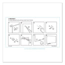 Magnetic Glass Dry Erase Board Value Pack, 35 X 23, White