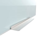 Glass Dry Erase Board, 96 X 47, White Surface