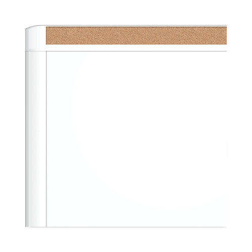 Pinit Magnetic Dry Erase Board With Plastic Frame, 20 X 16, White Surface, White Plastic Frame