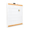 Pinit Magnetic Dry Erase Calendar With Plastic Frame, One-month, 20 X 16, White Surface, White Plastic Frame