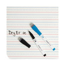 Double-sided Dry Erase Lap Board, 12 X 9, White Surface, 24/pack