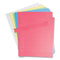 Data Card Replacement Sheet, 8.5 X 11 Sheets, Perforated At 1", Assorted, 10/pack