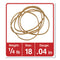 Rubber Bands, Size 18, 0.04" Gauge, Beige, 4 Oz Box, 400/pack