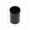 Recycled Big Pencil Cup, Plastic, 4.38" Diameter X 5.63"h, Black