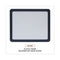 Recycled Cubicle Dry Erase Board, 15.88 X 12.88, White Surface, Charcoal Plastic Frame