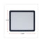 Recycled Cubicle Dry Erase Board, 15.88 X 12.88, White Surface, Charcoal Plastic Frame