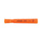 Desk Highlighters, Fluorescent Orange Ink, Chisel Tip, Orange Barrel, Dozen