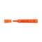 Desk Highlighters, Fluorescent Orange Ink, Chisel Tip, Orange Barrel, Dozen