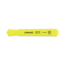 Desk Highlighter Value Pack, Fluorescent Yellow Ink, Chisel Tip, Yellow Barrel, 36/pack