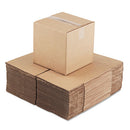 Cubed Fixed-depth Corrugated Shipping Boxes, Regular Slotted Container (rsc), Large, 10" X 10" X 10", Brown Kraft, 25/bundle