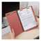 Bright Colored Pressboard Classification Folders, 2" Expansion, 2 Dividers, 6 Fasteners, Letter Size, Ruby Red, 10/box