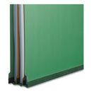 Deluxe Six-section Pressboard End Tab Classification Folders, 2 Dividers, 6 Fasteners, Letter Size, Green, 10/box