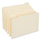 Top Tab File Folders, 1/5-cut Tabs: Assorted, Letter Size, 0.75" Expansion, Manila, 100/box