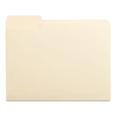 Top Tab File Folders, 1/3-cut Tabs: Left Position, Letter Size, 0.75" Expansion, Manila, 100/box