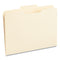 Top Tab File Folders, 1/3-cut Tabs: Center Position, Letter Size, 0.75" Expansion, Manila, 100/box