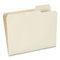 Top Tab File Folders, 1/3-cut Tabs: Right Position, Letter Size, 0.75" Expansion, Manila, 100/box