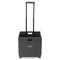 Collapsible Mobile Storage Crate, Plastic, 18.25 X 15 X 18.25 To 39.37, Black