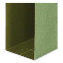 Box Bottom Hanging File Folders, 2" Capacity, Letter Size, 1/5-cut Tabs, Standard Green, 25/box