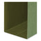 Box Bottom Hanging File Folders, 3" Capacity, Letter Size, 1/5-cut Tabs, Standard Green, 25/box