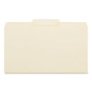 Top Tab File Folders, 1/3-cut Tabs: Center Position, Legal Size, 0.75" Expansion, Manila, 100/box